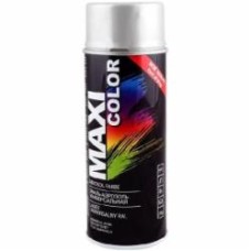 Эмаль аэрозольная Maxi Color универсальная декоративная RAL 9006 бело-алюминиевый глянец 400 мл