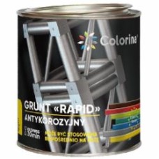 Грунтовка COLORINA Рапид антикоррозийная серый мат 0,9 кг