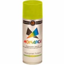 Краска MONARCA аэрозольная флуоресцентная желтый глянец 520 мл 270 г