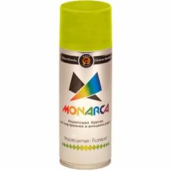 Краска MONARCA аэрозольная флуоресцентная желтый глянец 520 мл 270 г