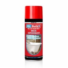 Эмаль аэрозольная Mr.Build акриловая для ванн и керамики RAL 9010 белый глянец 400 мл