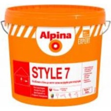 Краска интерьерная латексная Alpina EXPERT Style 7 шелковистый мат белый 10 л