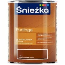 Эмаль Sniezka для пола Podloga промежуточный орех полуглянец 0,8 л