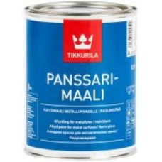 Краска TIKKURILA алкидная Panssarimaali база А белый полуглянец 0,9 л