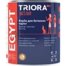 Краска Triora для бетонных полов Egypt 18 темно-серый шелковистый мат 2,8 кг