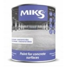 Краска MIKS Color для бетонных поверхностей белый мат 3 кг