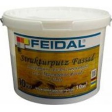 Декоративная штукатурка моделирующая Feidal Strukturputz Fassad maxi 10 кг белый