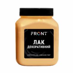 Лак декоративный Золото Front полумат прозрачный золотой 0,4 кг