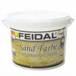 Декоративная краска Feidal Sand Farbe серебро 2,5 л Декоративная краска Feidal Sand Farbe серебро 2,5 л