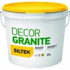 Декоративная штукатурка мозаичная Siltek DECOR GRANIT 25 кг красный