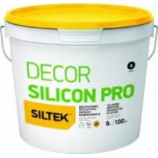 Декоративная штукатурка камешковая Siltek DECOR SILICON PRO База DА 1,5 мм 25 кг