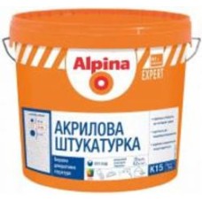 Декоративная штукатурка барашек Alpina Expert Strukturputz K1,5 25 кг белый