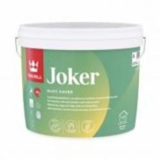 Краска акрилатная водоэмульсионная TIKKURILA Joker, база А шелковистый мат белый 2,7 л 3,65 кг