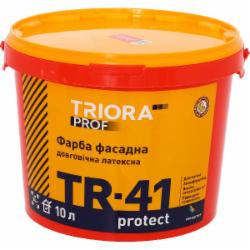 Краска латексная водоэмульсионная Triora TR-41 protect мат белый 10 л