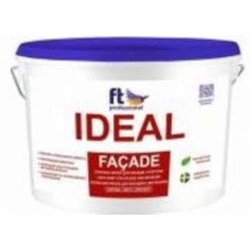Краска латексная FT Professional для фасадов и интерьера IDEAL FACADE Base A мат белый 1 л