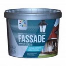 Краска фасадная акриловая водоэмульсионная COLORINA FASSADE мат белый 14 кг