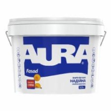 Краска фасадная акриловая водоэмульсионная Aura® Fasad мат белая 3,5 кг