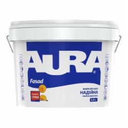 Краска фасадная акриловая водоэмульсионная Aura® Fasad мат белая 3,5 кг