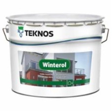 Краска фасадная акрилатная TEKNOS Winterol база 3 глубокий мат база под тонировку 9 л