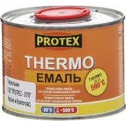 Эмаль Protex термостойкая Thermo черный полумат 0,37 л 0,4 кг