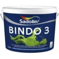 Краска латексная водоэмульсионная Sadolin Bindo 3 WO глубокий мат белый 10 л