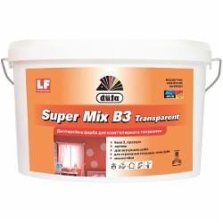 Краска акриловая водоэмульсионная Dufa Super Mix B3 Transparent мат база под тонировку 2,5 л