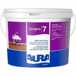 Краска акрилатная водоэмульсионная Aura® Luxpro 7 TR шелковистый мат база под тонировку 9 л