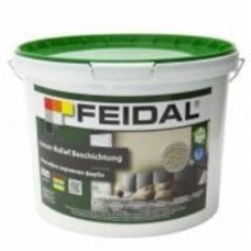 Краска акриловая структурная Feidal Innen Relief Beschichtung мат белый 10 л