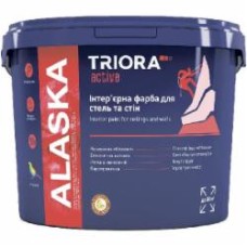 Краска акриловая водоэмульсионная Triora ALASKA мат белый 5 л