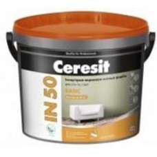Краска интерьерная акриловая Ceresit IN 50 Basic База А мат белый 3 л