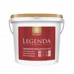 Краска акрилатная водоэмульсионная Kolorit Legenda (база С) глубокий мат база под тонировку 4,5 л