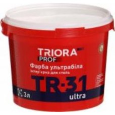 Краска акриловая водоэмульсионная Triora TR-31 ultra мат ультра белый 3 л