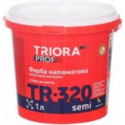 Краска латексная водоэмульсионная Triora TR-320 semi полумат белый 1 л