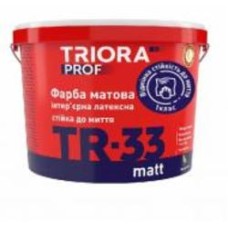 Краска латексная водоэмульсионная Triora TR-33 matt мат белый 5 л