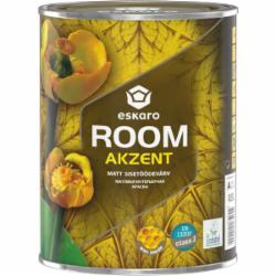 Краска акриловая Eskaro Akzent Room шелковистый мат белый 0,9 л Краска акриловая Eskaro Akzent Room шелковистый мат белый 0,9 л