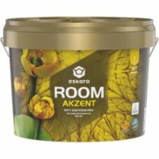 Краска акриловая Eskaro Akzent Room шелковистый мат белый 2,7 л