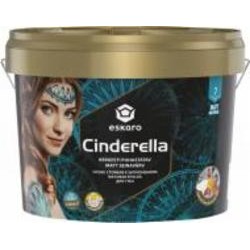 Краска акриловая Eskaro Cinderella шелковистый мат белый 9 л