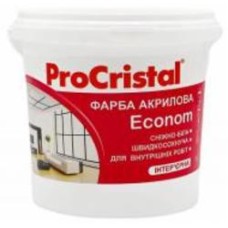 Краска акриловая ProCristal ИР-230 мат белый 1 л