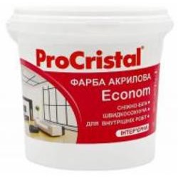Краска акриловая ProCristal ИР-230 мат белый 1 л