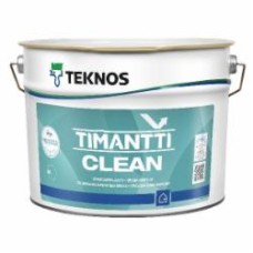 Краска интерьерная акрилатная TEKNOS Timantti Clean база 3 полумат база под тонировку 2,7 л