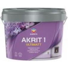 Краска акриловая Eskaro Akrit 1 Ultimatt стойкая к мытью глубокий мат 9,5 л