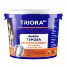 Краска резиновая латексная резиновая Triora универсальная мат белый 3,5 кг