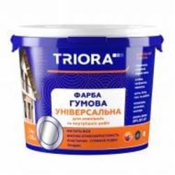Краска резиновая латексная резиновая Triora универсальная мат белый 3,5 кг