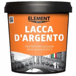 Лак Decor Lacca D'Argento Element Decor полумат 1 л