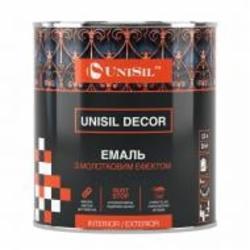 Эмаль алкидно-уретановая UniSil Decor 3 в 1 серебряный глянець 0,75 л
