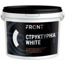 Краска водоэмульсионная Front Структурнаz White мат белый 3 кг