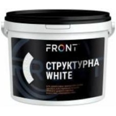Краска водоэмульсионная Front Структурнаz White мат белый 4 кг
