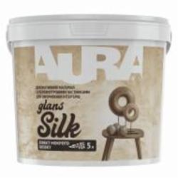 Декоративное покрытие Aura Мокрый шелк Silk Glаns 5 л 5,95 кг