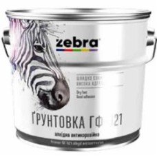 Грунт ZEBRA ГФ-021 серия Акварель 811 белый полумат 2,8 кг