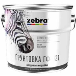 Грунт ZEBRA ГФ-021 серия Акварель 811 белый полумат 2,8 кг